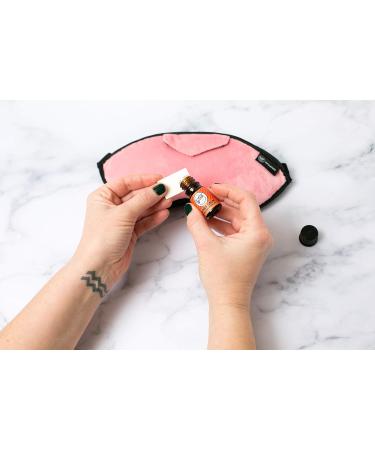 Redolence Aromatherapy Plush Sleep Mask Set with Lavender and Peppermint Essential Oils - Calm Sea Green - Buy Online on GoSupps.com