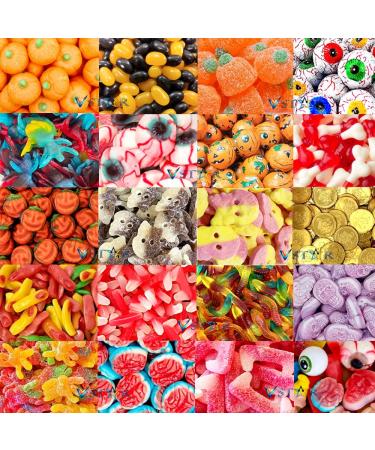 Halloween Pick N Mix Sweets Scary Horror Trick or Treat Sweets - Halloween Party Bags Retro Sweets (1kg)