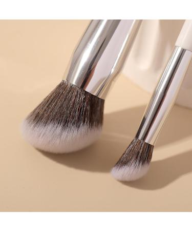 Buy Foundation Concealer Makeup Brushes Set | Soft Big Angled Face Brushes for Liquid Cream Stick Makeup | Bronzer Contour Eyeshadow Blending Tools - Buy Online on GoSupps.com