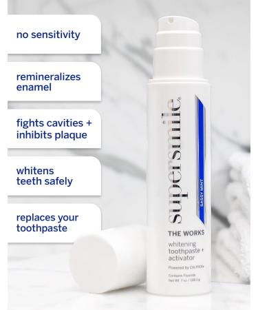 Buy Supersmile The Works Whitening Toothpaste & Activator - Sassy Mint | International Shipping Available - Buy Online on GoSupps.com