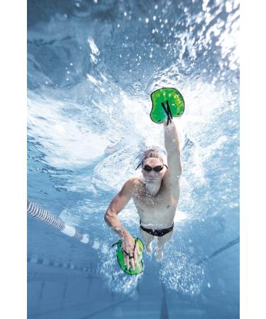 Arena Vortex Evolution Swim Training Hand Paddle - Medium Acid Lime/Black - Buy Online on GoSupps.com