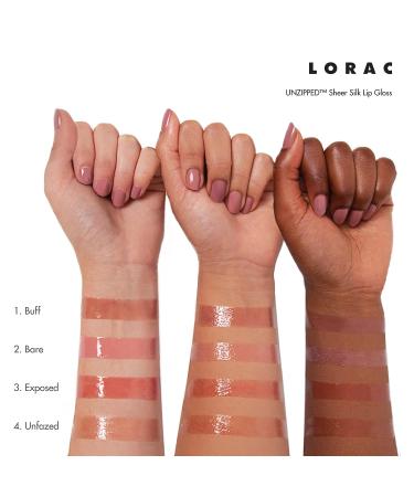 LORAC Unzipped Sheer Silk Lip Gloss - Peach Unfazed - Buy Online on GoSupps.com