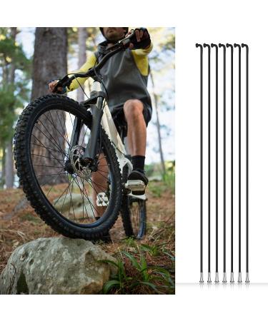 WINOMO 36Pcs 14G J Bend Steel Spokes + Nipples for Mountain Bike - 260mm - Buy Online on GoSupps.com