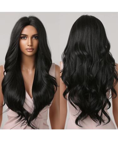 Buy xiweiya 26inch Black Lace Front Wig - 13x3 Body Wavy Heat Resistant Natural Hairline 150% Density - International Shipping Available - Buy Online on GoSupps.com