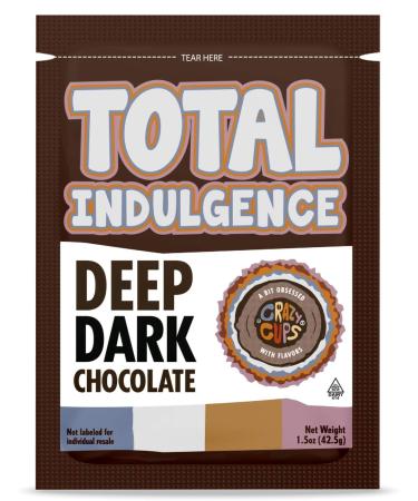 Total Indulgence Hot Chocolate Mix, Includes 15 Gourmet Hot Chocolate Packets Bulk, Deep Dark Hot Cocoa Mix - 1.5 Ounce Packets Deep Dark Hot Chocolate 1.5 Ounce (Pack of 15)