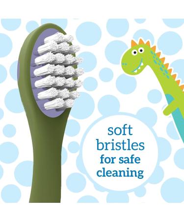 Dr. Brown s Dinosaur Toddler Toothbrush Green 1 Pack Green Dinosaur - Buy Online on GoSupps.com