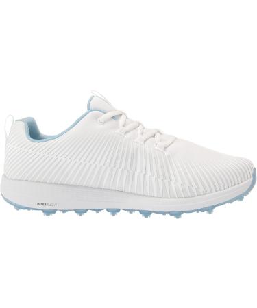 Skechers Women's Max Golf Shoe 38 EU - White Blue Swing | International Shipping Available - Buy Online on GoSupps.com