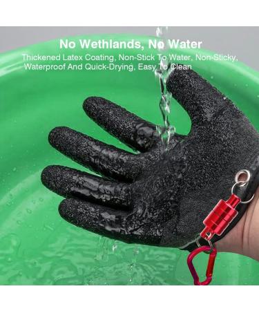 Buy Wavata Waterproof Fishing Gloves - Cutting-Resistant with Magnetism Release Buckle & Safety Rope for Pike & Catfish Handling - Buy Online on GoSupps.com