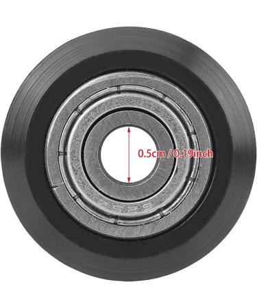 V-Shape Groove Wheel 5mm Bore 625 Bearing Pulley - Double Bearing Sliding Gate Accessories for CNC & 3D Printer - Pack of 20 - Buy Online on GoSupps.com