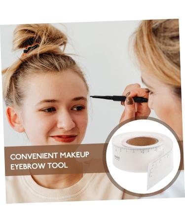 FOMIYES 1 Roll Stickers Positioning Eyebrow Ruler Eye Brow Stencil Brow Mapping Conjoined Labeling - Buy Online on GoSupps.com