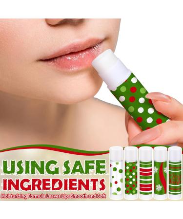 25 Pcs Christmas Peppermint Flavor Lip Balms Gifts Bulk Mini Peppermint Candy Flavor Moisturizing Lip Balms Elf Xmas Christian Party Favors Xmas Stocking Stuffer Bulk for Women Coworker Staff Employee - Buy Online on GoSupps.com