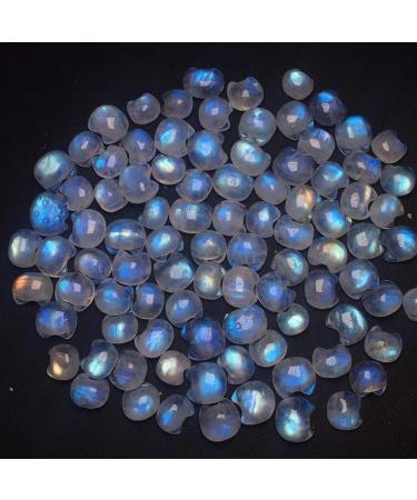 Stone Natural Blue Moonstone Sculpture Wing and Mermaid Jewelry Crystal Gift Yellow Blue Light Gemstone Jewelry Decoration Balance Gemstone Decoration ERTEYIN (Color : Cloud) - Buy Online on GoSupps.com