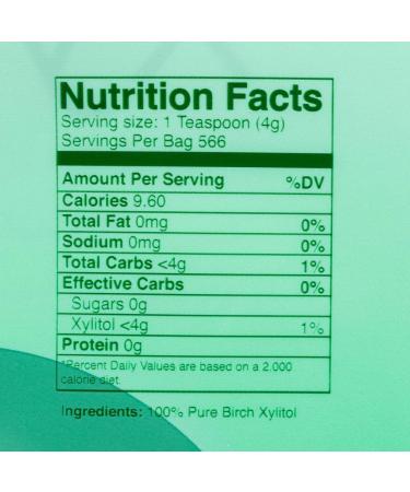 Morning Pep Pure Birch Xylitol Sweetener - 5 LBs - Keto Diet Friendly - Non GMO, Kosher, Gluten Free - Made in USA - Buy Online on GoSupps.com