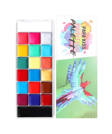 Face Painting Kit Water Soluble Body Paint Stage Makeup Face Paint Holiday Party Competition Oil Paint Professional Body & Face Paint Kit ( Color : B )