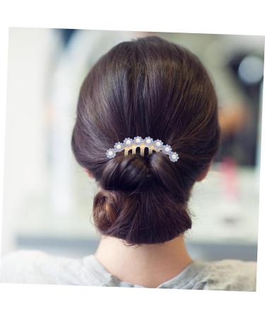MAGICLULU Rhinestone Hair Pin Bridal Hair Accessories Hair Combs for Women Accessories Hair Comb Clip Womens Headpiece Pearl Hair Side Comb Hair Clip Bride Decorate Imitation Pearls Girl - Buy Online on GoSupps.com