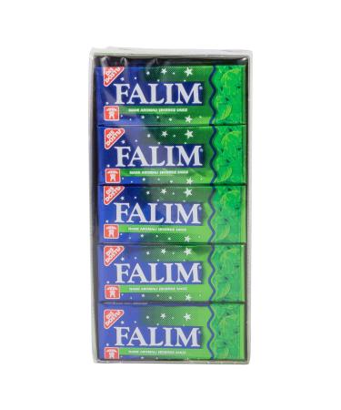 Falim Sugar-Free Mint Chewing Gum - 20 Packs of 5 Pieces (140g) - International Shipping Available - Buy Online on GoSupps.com