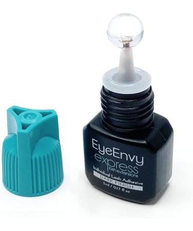 EyeEnvy express lash extensions Individual Lash Adhesive Strong Black Cluster Eyelash Glue Latex Free Waterproof - Buy Online on GoSupps.com