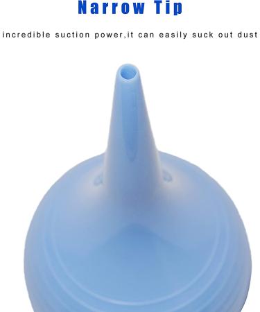 90ml Rubber Suction Ear Syringe Hand Bulb - Blue | Ear Washing Squeeze Bulb - Buy Online on GoSupps.com