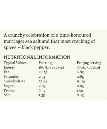 Tyrrell's Crisps Sea Salt & Black Pepper 150g - Buy Online on GoSupps.com