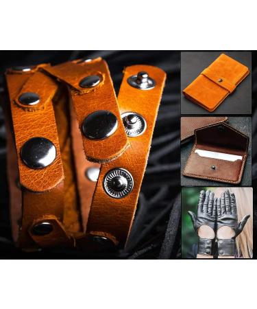 Toututu 120 Sets 12.5mm Leather Snap Fasteners Kit with Setting Tools - Ideal for Clothes, Jackets, Jeans, Bracelets & Bags - 6 Color Options - Buy Online on GoSupps.com