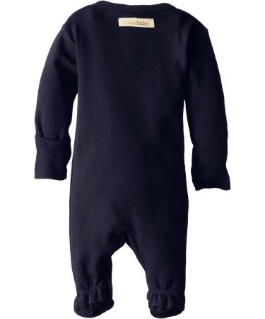 L'Ovedbaby Organic Girls' Snap Footie Newborn/Premature Navy (4/7 Lbs) - Buy Online on GoSupps.com