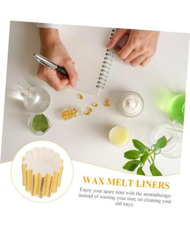 50 Cardboard Wax Melting Cups for Candles | High-Temperature Resistant Peppermint Wax Melts | Ideal for Candle Making - 9x9x8cm - Buy Online on GoSupps.com