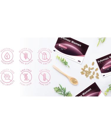 Fyto max Women - Female Fertility Support | Vitality & Design Boost | Folic Acid Zinc Vitex Maca | Reproductive Health | 30 Day Pack - 30 Tablets - Buy Online on GoSupps.com