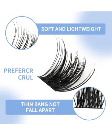 144pcs Cluster Individual Eyelash Extensions D Curl 0.07mm 8-16mm Mix DIY Lash Extensions - GEMERRY Lashes(B02-D-0.07-8-16mm) - Buy Online on GoSupps.com
