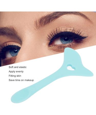 Eyeliner Aid Tool Reusable Silicone Eyeliner Winged Aid Tool Multifunctional Eyeliner Stencil Drawing Applicators Tool(Blue) - Buy Online on GoSupps.com