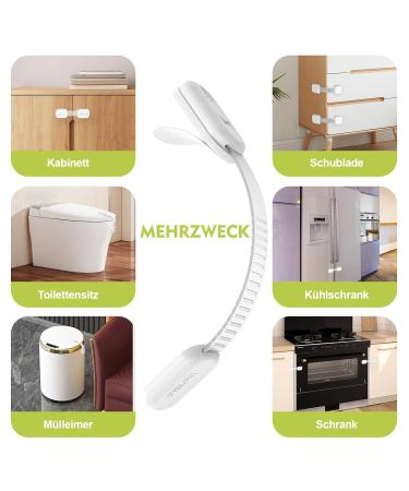 Child Protection Cabinet Set - 6 Durable Safety Locks for Drawers Doors & Ovens - No Drilling Required - Buy Online on GoSupps.com
