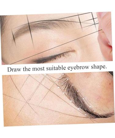 Hemoton Stencil Brow Ink Guide Grooming Threading Ultra- Supplies Positioning Ruler Tool Makeup - Buy Online on GoSupps.com