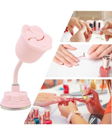  Siuwddee Tilted Nail Polish Bottle Holder Tilted Anti-Spill Holder | 360 Degree Rotation Safe Attachment for Women Girls Travel Home Beauty - Buy Online on GoSupps.com