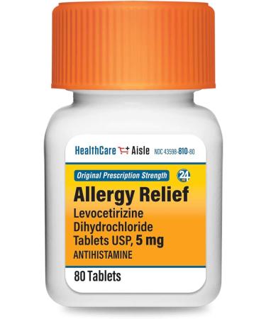 HealthCareAisle Allergy Relief - Fexofenadine Hydrochloride 180mg 90 Tablets & Levocetirizine Dihydrochloride 5mg 80 Tablets Bundle - Buy Online on GoSupps.com