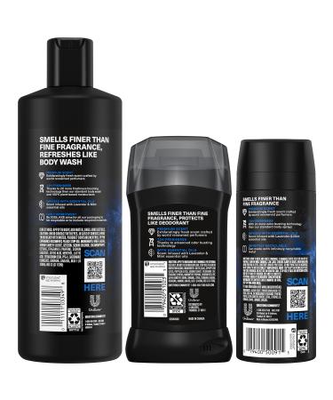 AXE Blue Lavender Gift Set for Men Men s Body Wash Body Spray & Deodorant Fine Fragrances Collection Mint & Amber (3 Piece Set) - Buy Online on GoSupps.com