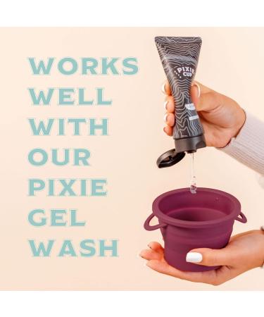 Menstrual Cup Sterilizer Wash Case - Foldable, Microwavable, Travel-Friendly - Public Restroom Cleaner Container 2.0 - Buy Online on GoSupps.com