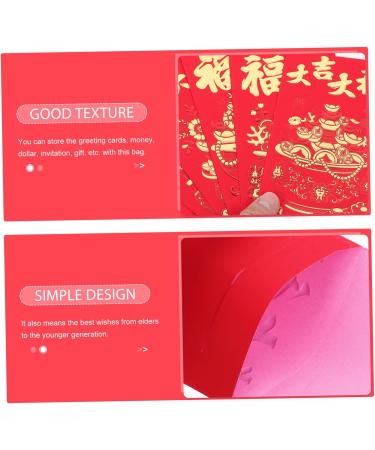 Warmhm 30pcs Red Packet Money Bag Cute Envelopes Red Money Pocket Red Envelopes New Year Envelope Chinese Red Envelope Festival Red Envelope New Year Gift Paper Dragon Pattern China Red 2 179CM - Buy Online on GoSupps.com