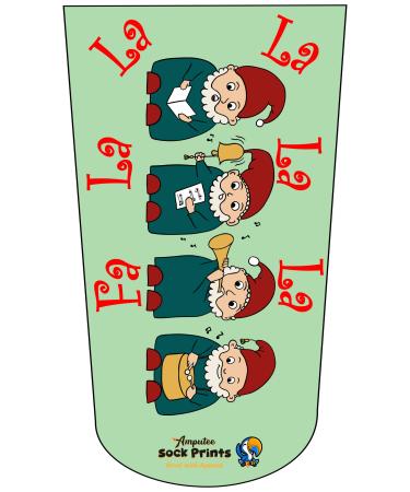 Amputee Stump Sock Gnome FA La La V2 3Ply Stump Sock