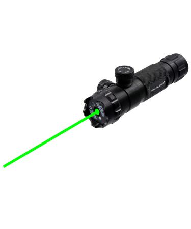 Survival Land LS-300 Shockproof 532nm Tactical Green Laser Sight, Rifle Gun Scope  Includes 20mm Picatinny Rail, 1 Barrel Mounts and Remote Pressure Switch