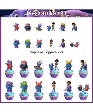 Home Movie Birthday Party Cake Topper 37Pcs Home Movie-Themed Birthday Party Supplies Cartoon Adventure Theme Cupcake Decorations for Kids - Buy Online on GoSupps.com