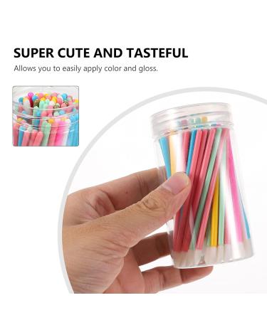 Buy 100pcs Colorful Bucket Lip Brushes - Makeup Applicators & Beauty Tools for Lip Gloss | International Shipping - Buy Online on GoSupps.com