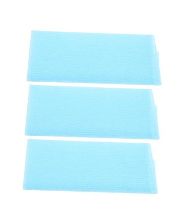 FOMIYES 3pcs Back Scrub Bath Towel Shower Scrub Brush for Body Soft Towels Body Scrubbers Nylon Exfoliating Loofahs Towel Exfoliating Bath Towel Bath Wash Cloth Shower Scrubbing Towel Blue