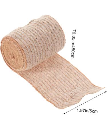 Buy Hemoton 4 Rolls Self-Adhering Sports Knee Wraps & Leg Wraps | Elastic Gauze Tape with Aluminum Buckle - Ideal for Injury Recovery & Support - Buy Online on GoSupps.com
