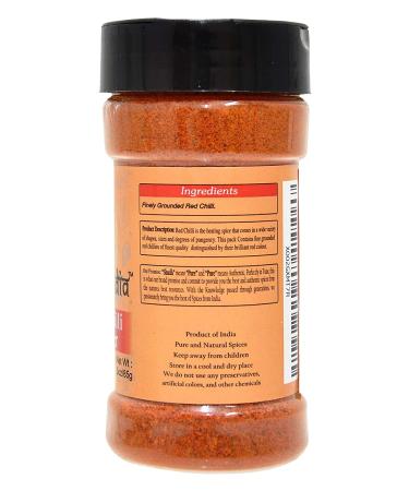 Shudh India Traditional Spicy Red Chili Powder - Natural, Gluten-Free, Vegan, Non-GMO, Indian Origin - Buy Online on GoSupps.com