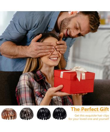 RONGYI Bird Nest Hair Clips Pack of 4 - Versatile Ponytail Hair Pins for Girls in Four Colours - Buy Online on GoSupps.com