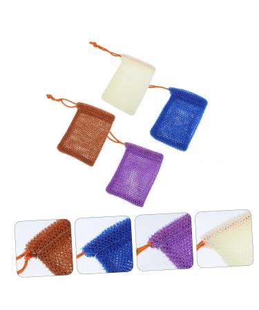 FRCOLOR 16 pcs Soap Bag Foaming Net - Dual Foam African Washcloth & Skin Scrubber for Face Cleansing & Soap Drying | Nylon Bath Towel & Shower Essential - Buy Online on GoSupps.com
