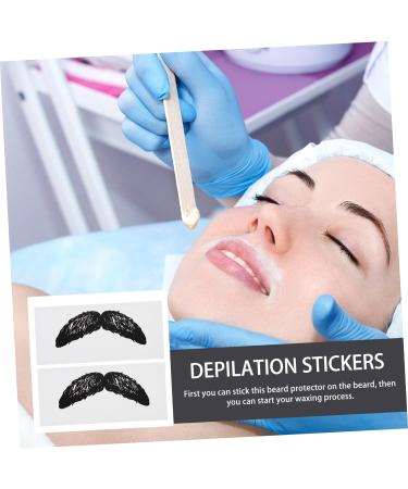 minkissy 40 Pcs Stickers Cleaning Accessories Mustache Cleaning Fake Mustache Sticker Mustache Wax Strips Mens Sticking Stuffers Mustache Protector Sticker Fake Beard Body Applicator Man 11X5cmx2pcs Blackx2pcs - Buy Online on GoSupps.com