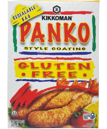 Kikkoman Panko Style Coating Gluten-Free 8 Ounces (Pack of 3) - By The Cup Swivel Spoons - Buy Online on GoSupps.com