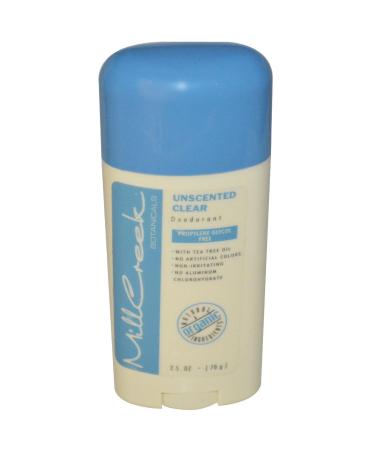 Mill Creek Deodorant Unscented (Natural & Organic) - 2.5oz.