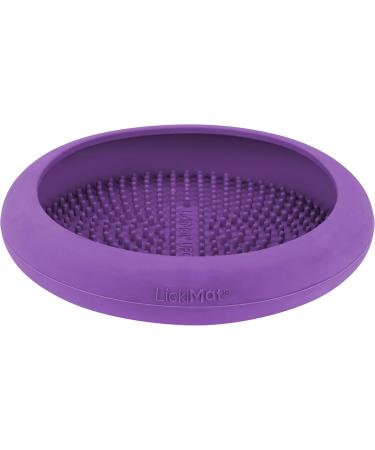 LICKIMAT UFO Purple | Natural Rubber Dipractor for Dogs | Unique Feed & Dribble Catcher | Perfect for Bath & Shower. - Buy Online on GoSupps.com