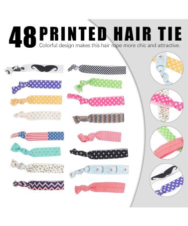 Buy Lurrose 48-Piece Colorful Knotted Headband Set - Premium Hair Ties & Ponytail Holders for Women Girls & Children | International Shipping Available - Buy Online on GoSupps.com